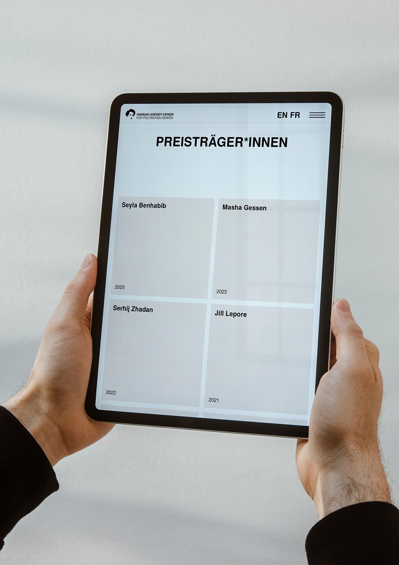 Thumbnail des Projekts Hannah Arendt Preis